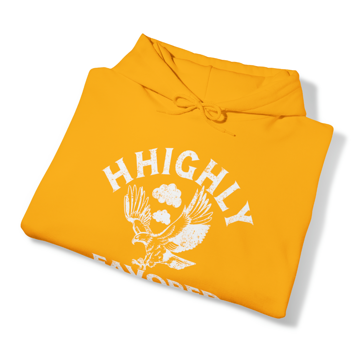 "HHighly Favored" Yellow Hoodie