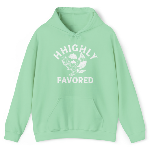 "HHighly Favored" Mint Hoodie