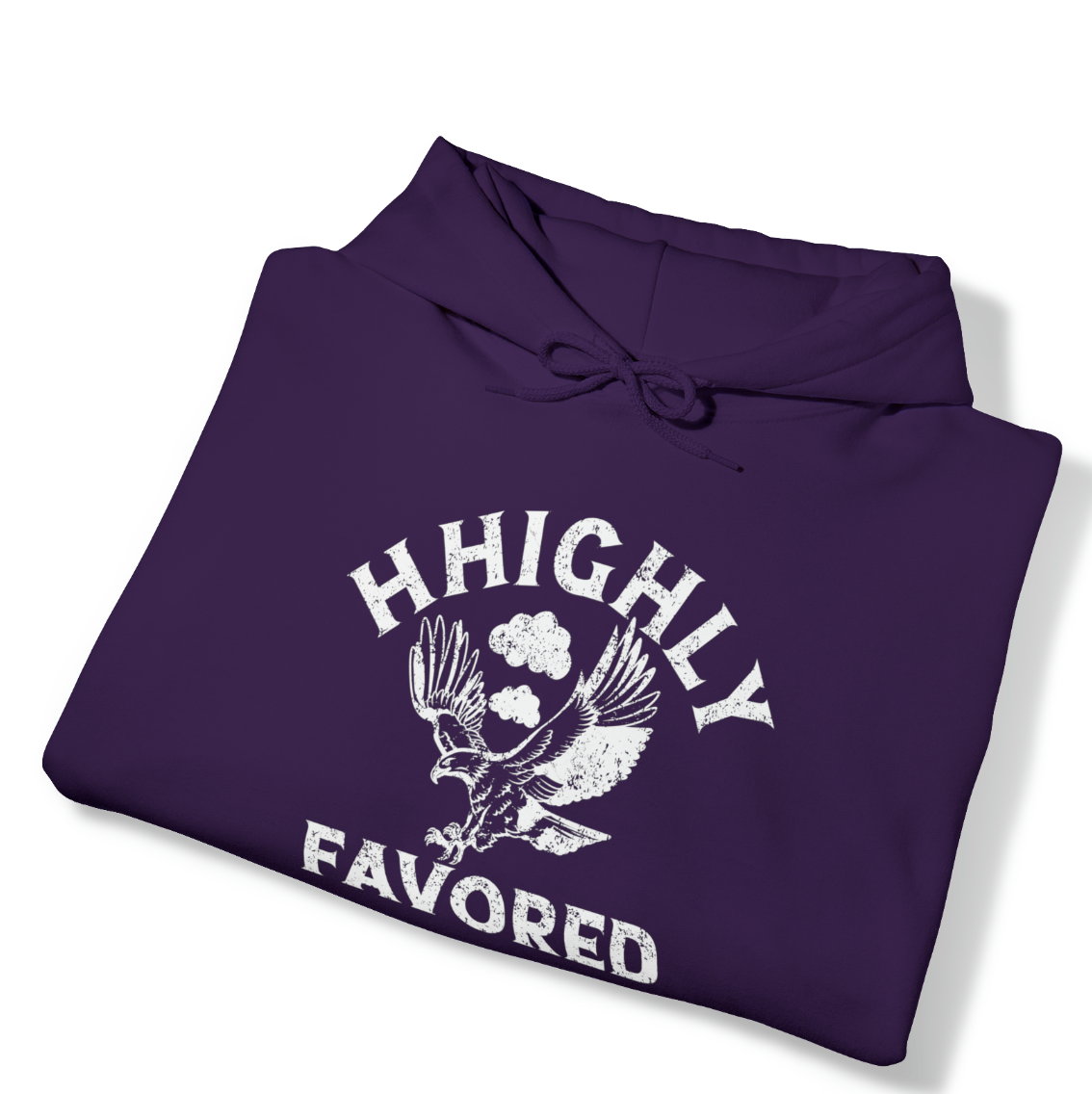 'HHighly Favored' Purple Hoodie